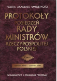 Protokoły posiedzeń rady ministrów Tom II