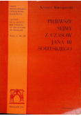 Pierwsze sejmy z czasów Jana III Sobieskiego
