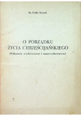 O porządku życia chrześcijańskiego
