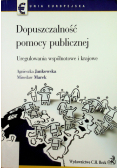 Dopuszczalność pomocy publicznej