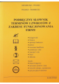 Podręczny słownik terminów i zwrotów z zakresu funkcjonowania firmy