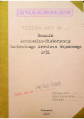 Rocznik Archiwalno Historyczny Centralnego Archiwum Wojskowego 2 / 31