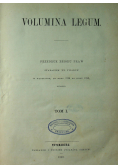 Volumina Legum tom I 1859 r