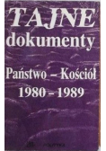 Tajne dokumenty Państwo Kościół 1980 - 1989