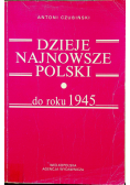 Dzieje najnowsze Polski do roku 1945