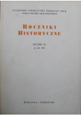 Roczniki historyczne Rocznik XL za rok 1974