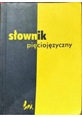 Słownik pięciojęzykowy