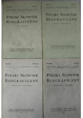 Polski słownik biograficzny XXX Tom 1 do 4
