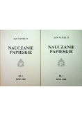 Nauczanie papieskie Tom 3 część 1 i 2