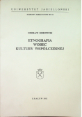 Etnografia wobec kultury współczesnej
