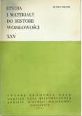 Studia i materiały do historii wojskowości tom XXV