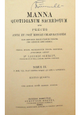 Manna quotidianum sacerdotum tomus III 1903 r.