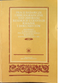 Prace badawcze i bibliograficzne nad zbiorami rzadkich i cennych książek i dokumentów