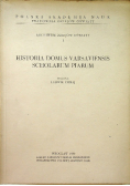 Historia Domus Varsaviensis Scholarum Piarum