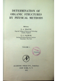 Determination of organic structures by physical methods