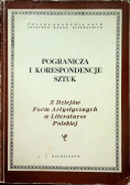 Pogranicza i korespondencje sztuk