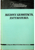 Mezony grawitacja antymateria