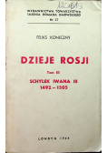 Dzieje Rosji Tom III