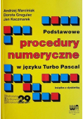 Podstawowe procedury numeryczne w języku Turbo Pascal z Dyskietką