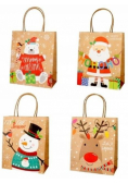 Torba prezentowa 26x32x12cm papier white craft