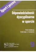 Odpowiedzialność dyscyplinarna w sporcie