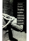 Trudny wybór wierszy