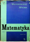 Matematyka część I