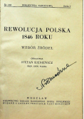 Rewolucja Polska 1846 roku 1949 r.