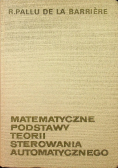 Matematyczne podstawy teorii sterowania automatycznego