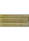 Architektura gotycka w Polsce 4 tomy