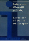 Informator filozofii polskiej