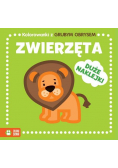 Kolorowanki z grubym obrysem Zwierzęta