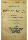 Święty Augustyn Wyznania 1929 r.