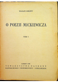 O poezji Mickiewicza Tom I