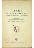 Tatry Mapa panoramiczna