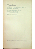 Okres powstania 1944 r. w Bibliotece Uniwersyteckiej w Warszawie