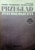 Przegląd psychologiczny XXVIII 2