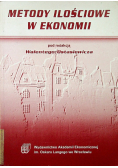 Metody Ilościowe w ekonomii