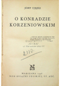 O Konradzie Korzeniowskim 1936 r.