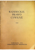 Radzieckie prawo cywilne Tom I