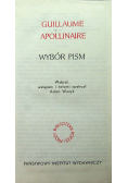 Apollinaire Wybór wierszy