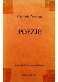 Poezye Cypriana Norwida reprint z 1863 r.