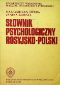 Słownik psychologiczny rosyjsko polski