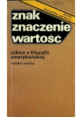 Znak znaczenie wartość