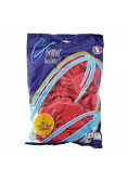 Balony pastelowe Serce bez nadruku czerwone 50szt