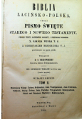 Biblia łacińsko polska czyli Pismo Święte Starego i Nowego Testamentu Tom II 1896 r.