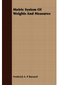 Metric System Of Weights And Measures