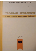 Program społeczny Wybór tekstów Magisterium Kościoła