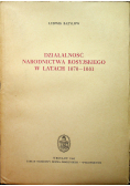 Działalność narodnictwa Rosyjskiego w latach 1878   1881