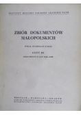 Zbiór dokumentów małopolskich część III